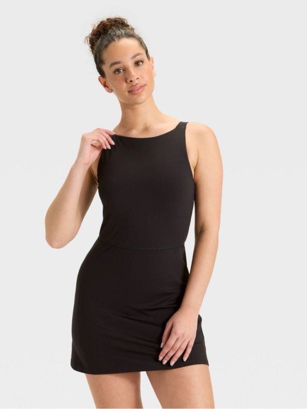 All in Motion Black Active Dress w/ Built-In Shorts M NWT